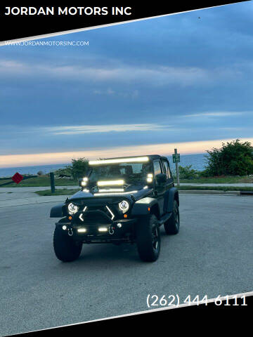 2013 Jeep Wrangler for sale at JORDAN MOTORS INC in Kenosha WI