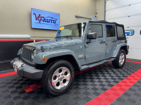 2014 Jeep Wrangler Unlimited for sale at V & F Auto Sales in Agawam MA