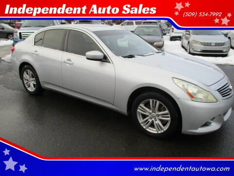 2011 Infiniti G25 Sedan for sale at Independent Auto Sales in Spokane Valley WA