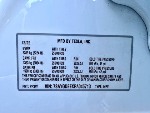 2023 Tesla Model Y Long Range