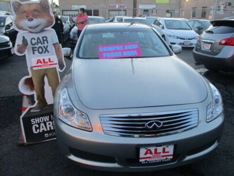 2008 Infiniti G35 for sale at ALL Luxury Cars in New Brunswick NJ