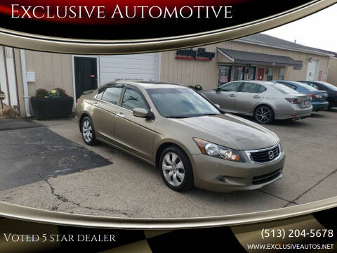 2010 Honda Accord for sale at Exclusive Automotive in West Chester OH
