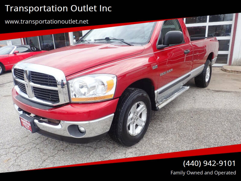 2006 Dodge Ram 1500 for sale at Transportation Outlet Inc in Eastlake OH