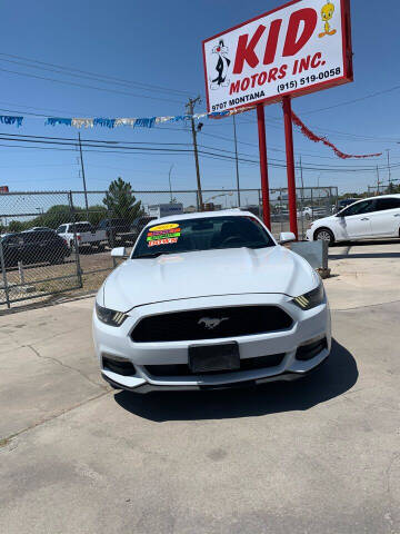 2015 Ford Mustang for sale at Kid Motors Inc in El Paso TX