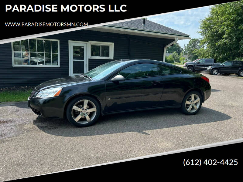 2006 Pontiac G6 for sale at PARADISE MOTORS LLC in Cambridge MN