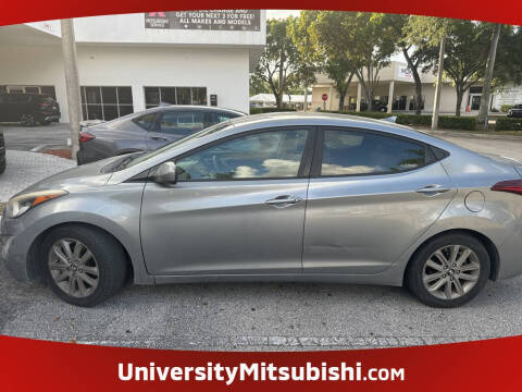 2015 Hyundai Elantra for sale at University Mitsubishi in Davie FL