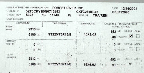 2022 Forest River Cherokee Arctic Wolf