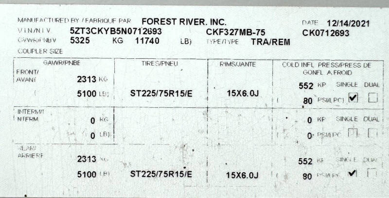 2022 Forest River Cherokee Arctic Wolf