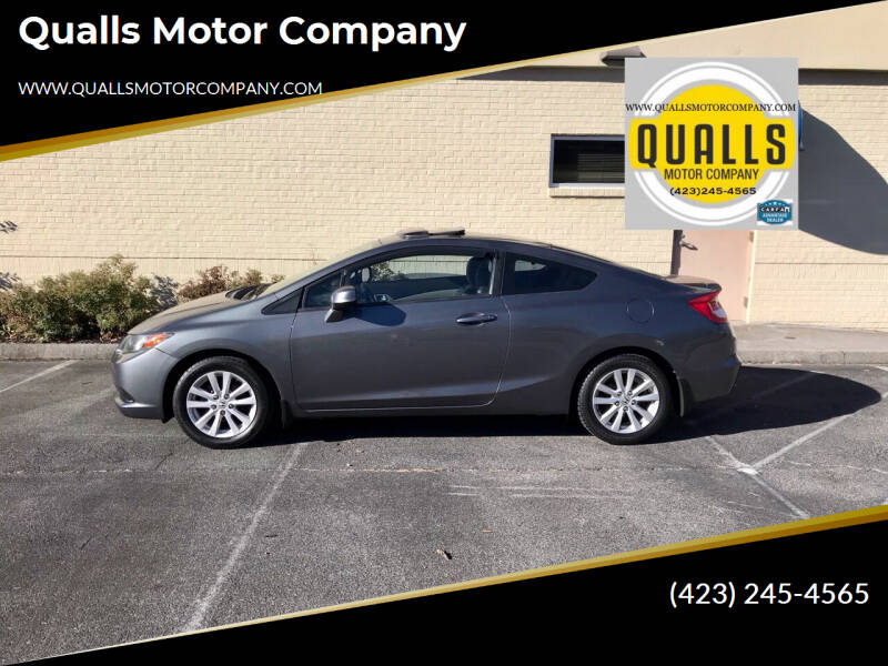 2012 Honda Civic for sale at Qualls Motor Company in Kingsport TN