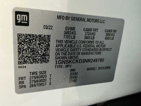 2022 Chevrolet Suburban LT