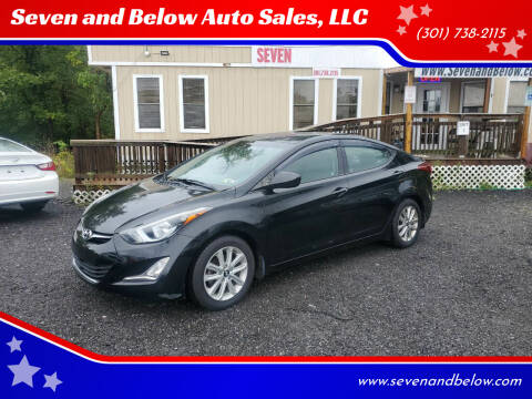2016 Hyundai Elantra for sale at Seven and Below Auto Sales, LLC in Rockville MD