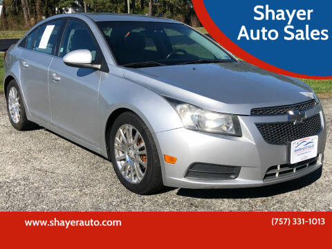 2011 Chevrolet Cruze for sale at Shayer Auto Sales in Cape Charles VA