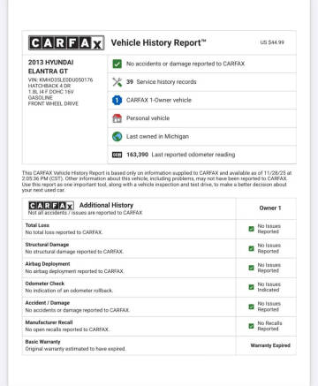 2013 Hyundai Elantra GT