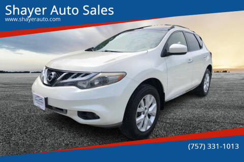 2014 Nissan Murano for sale at Shayer Auto Sales in Cape Charles VA