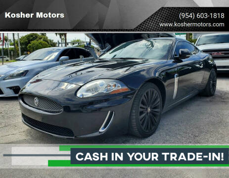 2010 Jaguar XK for sale at Kosher Motors in Hollywood FL