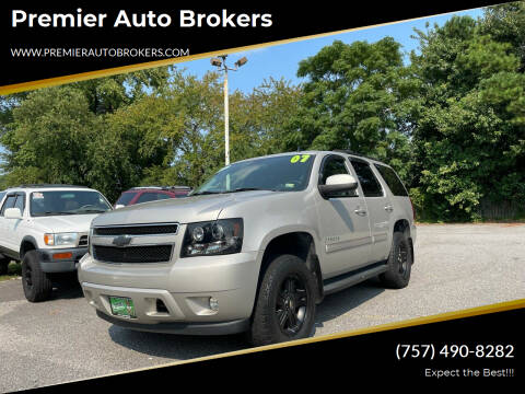 2007 Chevrolet Tahoe for sale at Premier Auto Brokers in Virginia Beach VA