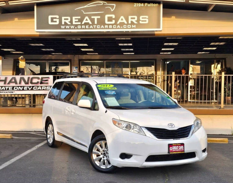 2013 Toyota Sienna for sale at Great Cars in Sacramento CA