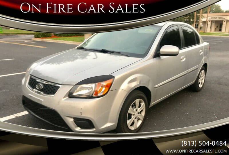 2010 Kia Rio for sale at On Fire Car Sales in Tampa FL