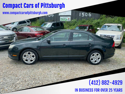 2010 Ford Fusion for sale at Compact Cars of Pittsburgh in Pittsburgh PA