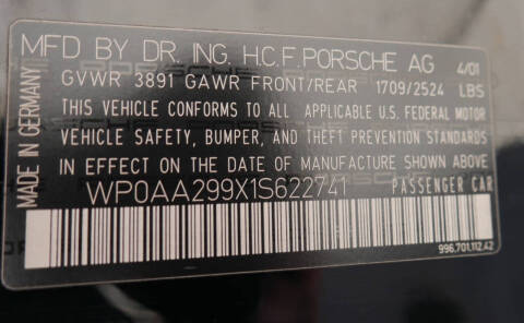2001 Porsche 911
