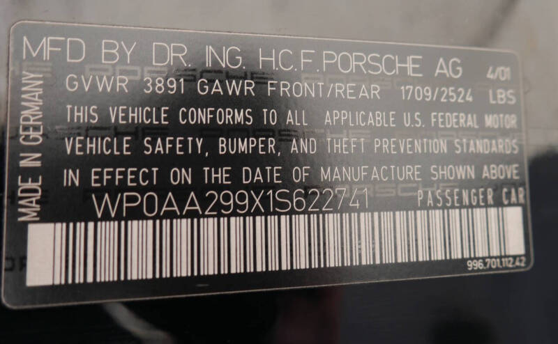 2001 Porsche 911