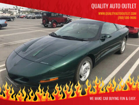 1994 Pontiac Firebird for sale at Quality Auto Outlet in Vista CA