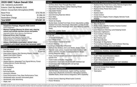 2020 GMC Yukon Denali