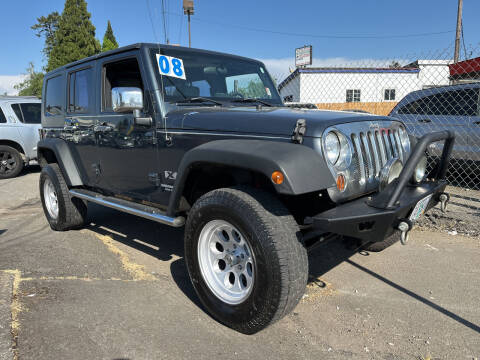 2008 Jeep Wrangler Unlimited for sale at Universal Auto Sales in Salem OR