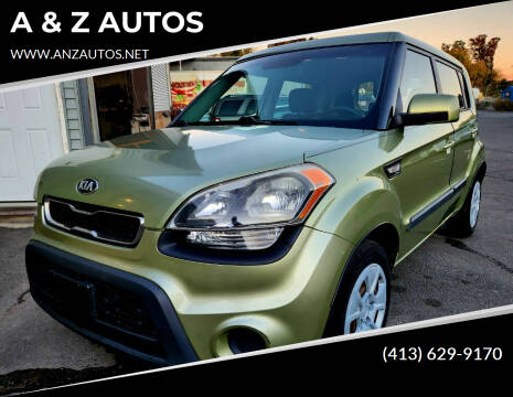 2013 Kia Soul for sale at A & Z AUTOS in Westfield MA