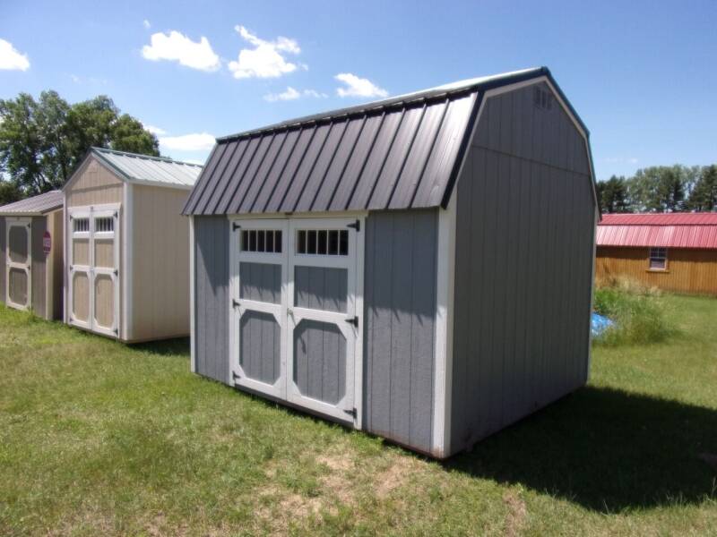  10 x 12 side lofted barn for sale at Extra Sharp Autos in Montello WI