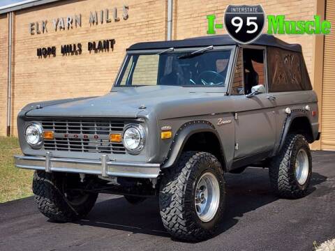1970 Ford Bronco for sale at I-95 Muscle in Hope Mills NC