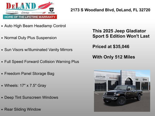 2025 Jeep Gladiator Sport