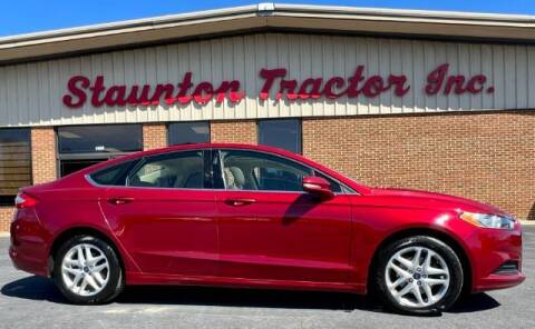 2014 Ford Fusion for sale at STAUNTON TRACTOR INC in Staunton VA