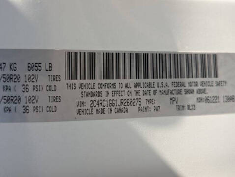 2018 Chrysler Pacifica Limited