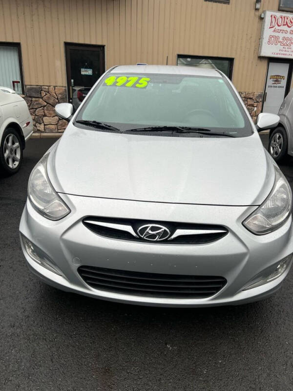 2012 Hyundai Accent for sale at DORSON'S AUTO SALES in Clifford PA