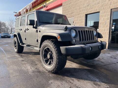 2014 Jeep Wrangler Unlimited for sale at MIDWEST CAR SEARCH in Fridley MN