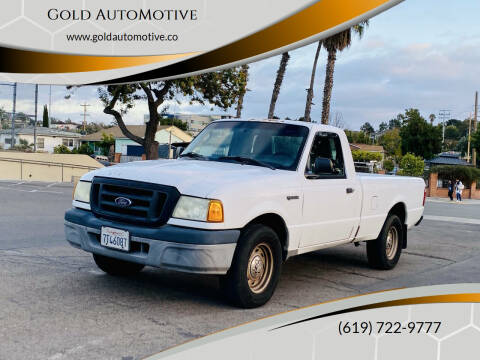 2004 Ford Ranger for sale at Gold AutoMotive in San Diego CA