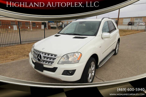 2009 Mercedes-Benz M-Class for sale at Highland Autoplex, LLC in Dallas TX