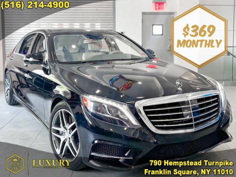 2015 Mercedes-Benz S-Class for sale at LUXURY MOTOR CLUB in Franklin Square NY