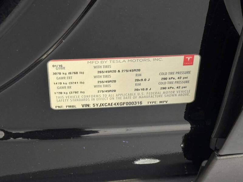 2016 Tesla Model X P90D