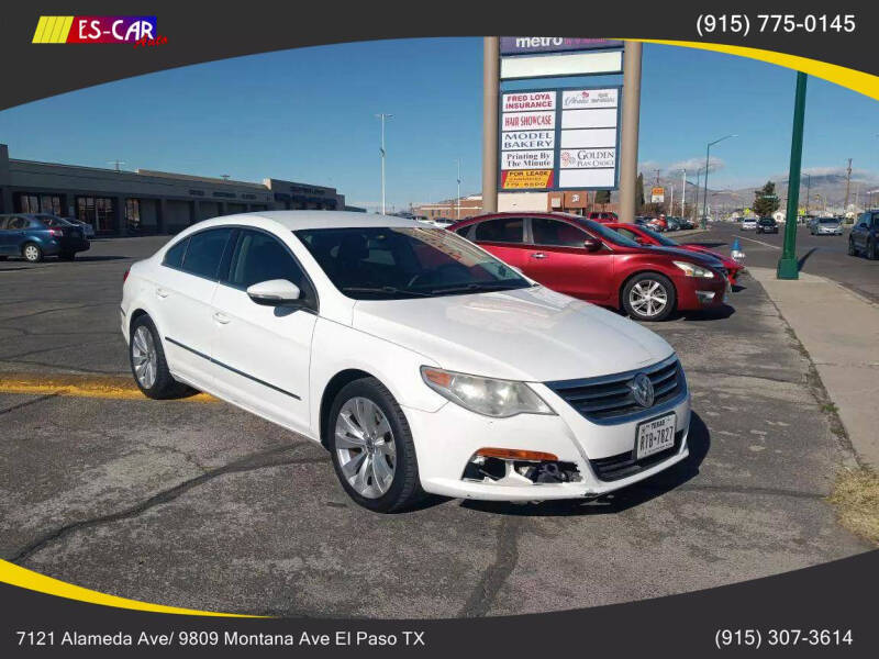 2012 Volkswagen CC for sale at Escar Auto in El Paso TX