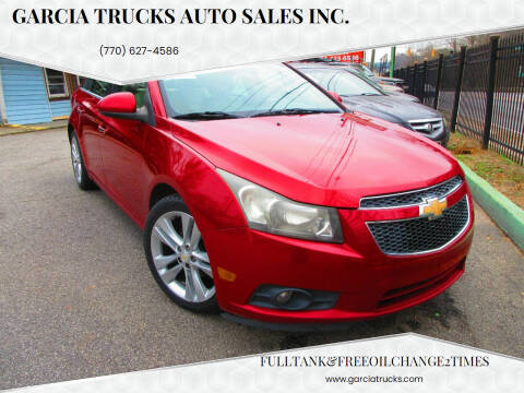 2012 Chevrolet Cruze for sale at Garcia Trucks Auto Sales Inc. in Austell GA