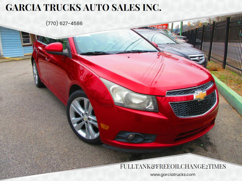2012 Chevrolet Cruze for sale at Garcia Trucks Auto Sales Inc. in Austell GA