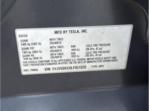 2020 Tesla Model Y Long Range