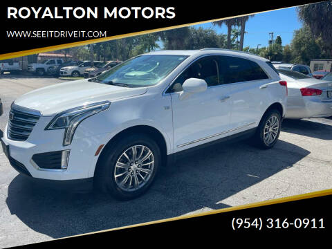 2017 Cadillac XT5 for sale at ROYALTON MOTORS in Plantation FL