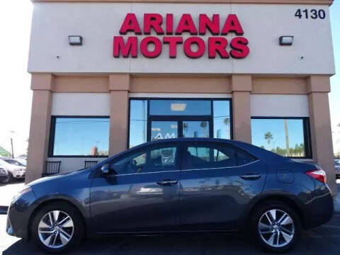 2016 Toyota Corolla for sale at Ariana Motors in Las Vegas NV