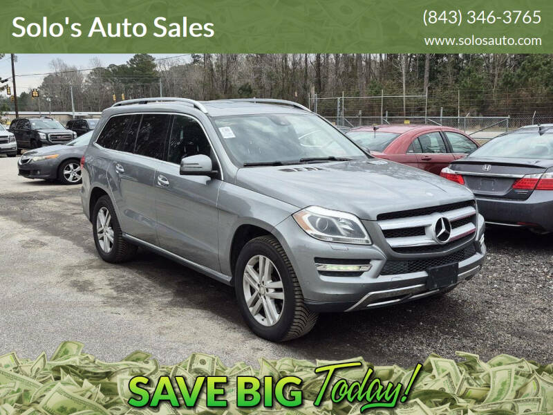 2014 Mercedes-Benz GL-Class for sale at Solo's Auto Sales in Timmonsville SC