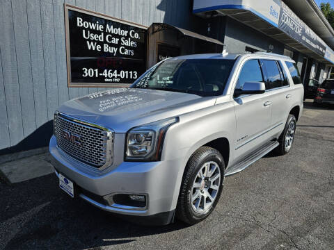 2017 GMC Yukon for sale at Bowie Motor Co in Bowie MD