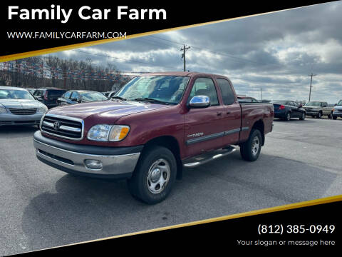 2001 Toyota Tundra for sale at Family Car Farm in Princeton IN