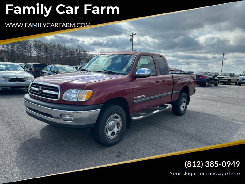 2001 Toyota Tundra for sale at Family Car Farm in Princeton IN